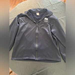 USA Olympics Navy Zip-Up Jacket